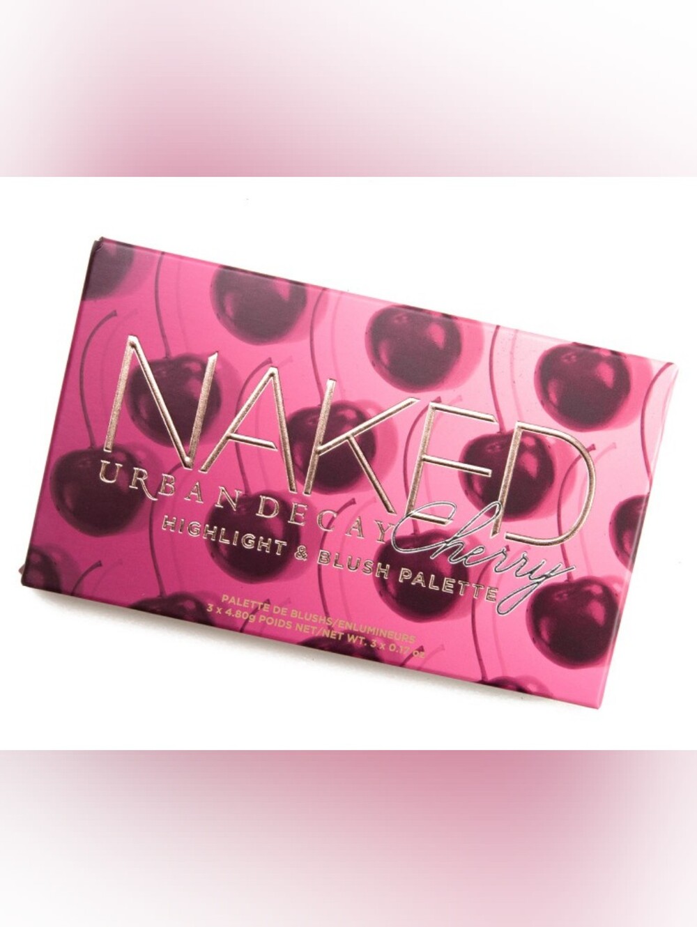 NAK Cherry Highlight & Blush Palette - Pink